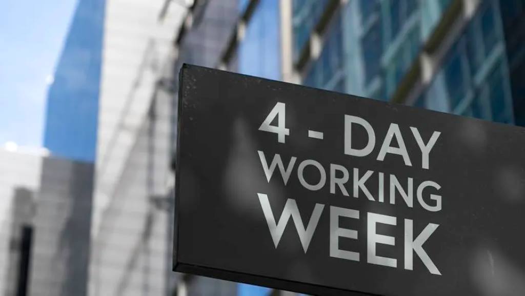 Employee productivity and reduced stress levels in a four-day workweek study.