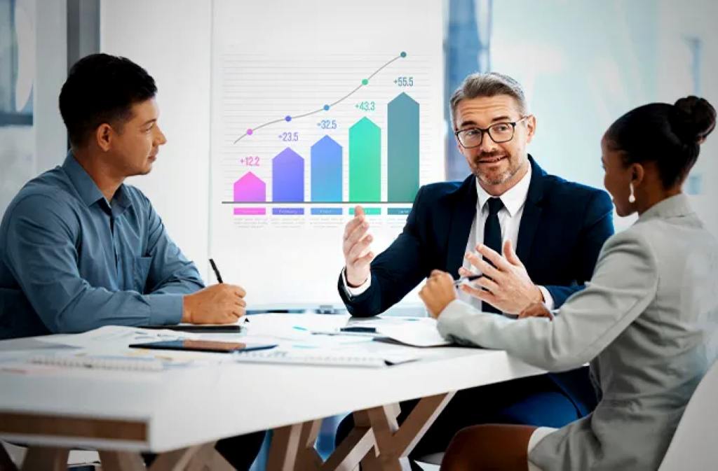 A determined professional climbing a mountain path, symbolizing growth mindset in job changes.