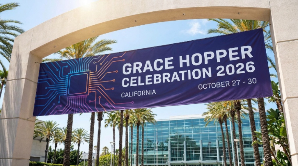 Grace Hopper Celebration 2026 California event banner October 27 to 30